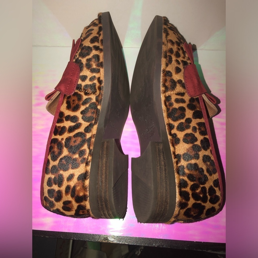 Gentle Souls Leopard and Red Loafers size 6 - Picture 9 of 16
